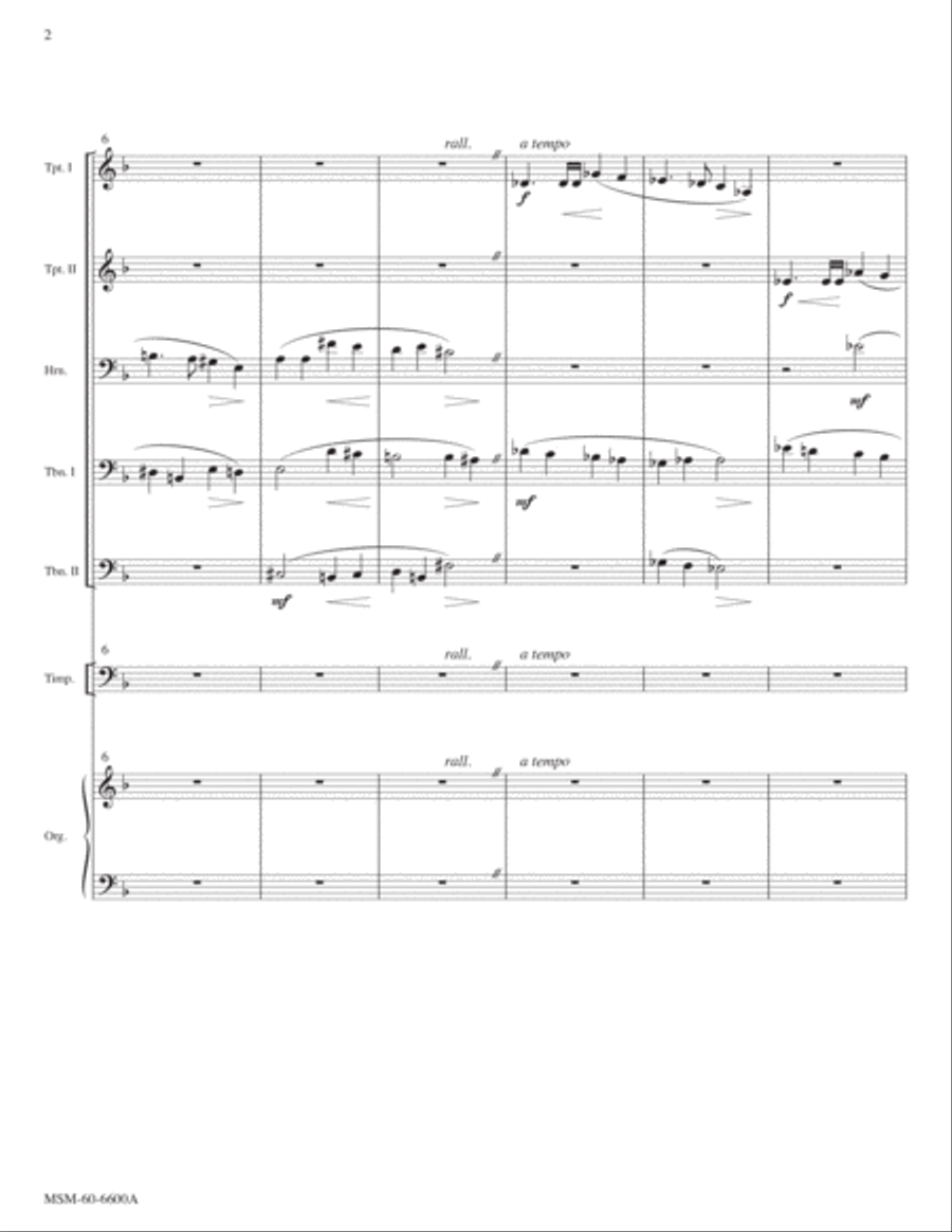 For the Music of Creation (Full Score)