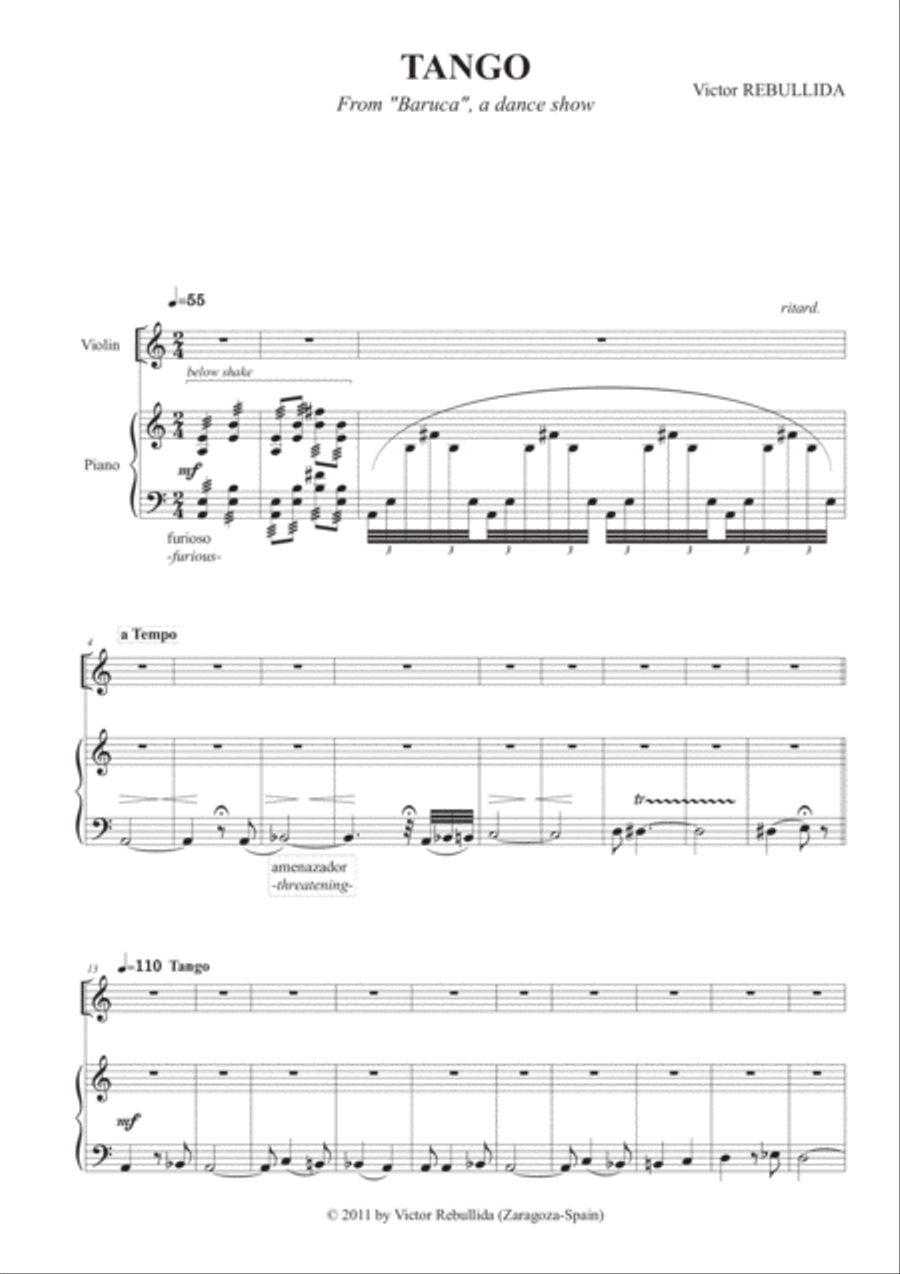 Tango String Duet scores gallery preview page 3