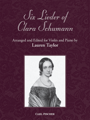 Book cover for Six Lieder of Clara Schumann