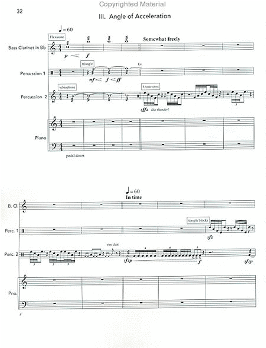 Angles of Repose Bass Clarinet scores gallery preview page 6