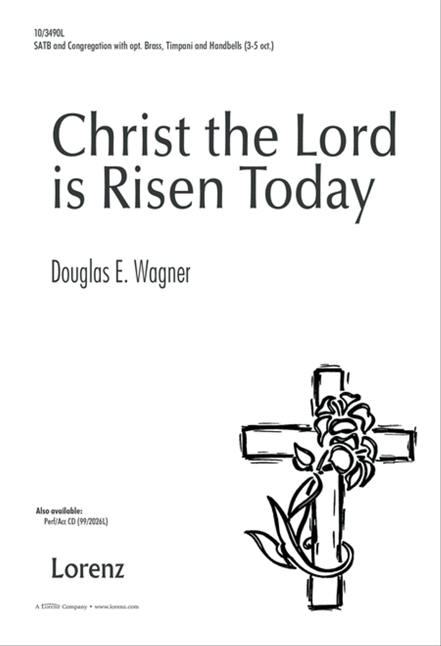 Christ the Lord is Risen Today 4-Part scores gallery preview page 1