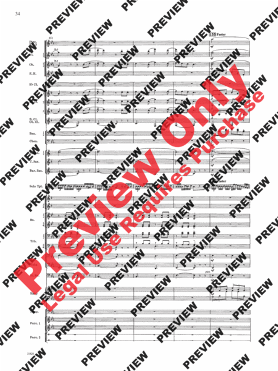 Le Carnaval de Venise Le Carnaval de Venise Concert Band scores gallery preview page 35