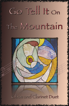 Book cover for Go Tell It On The Mountain, Gospel Song for Oboe and Clarinet Duet