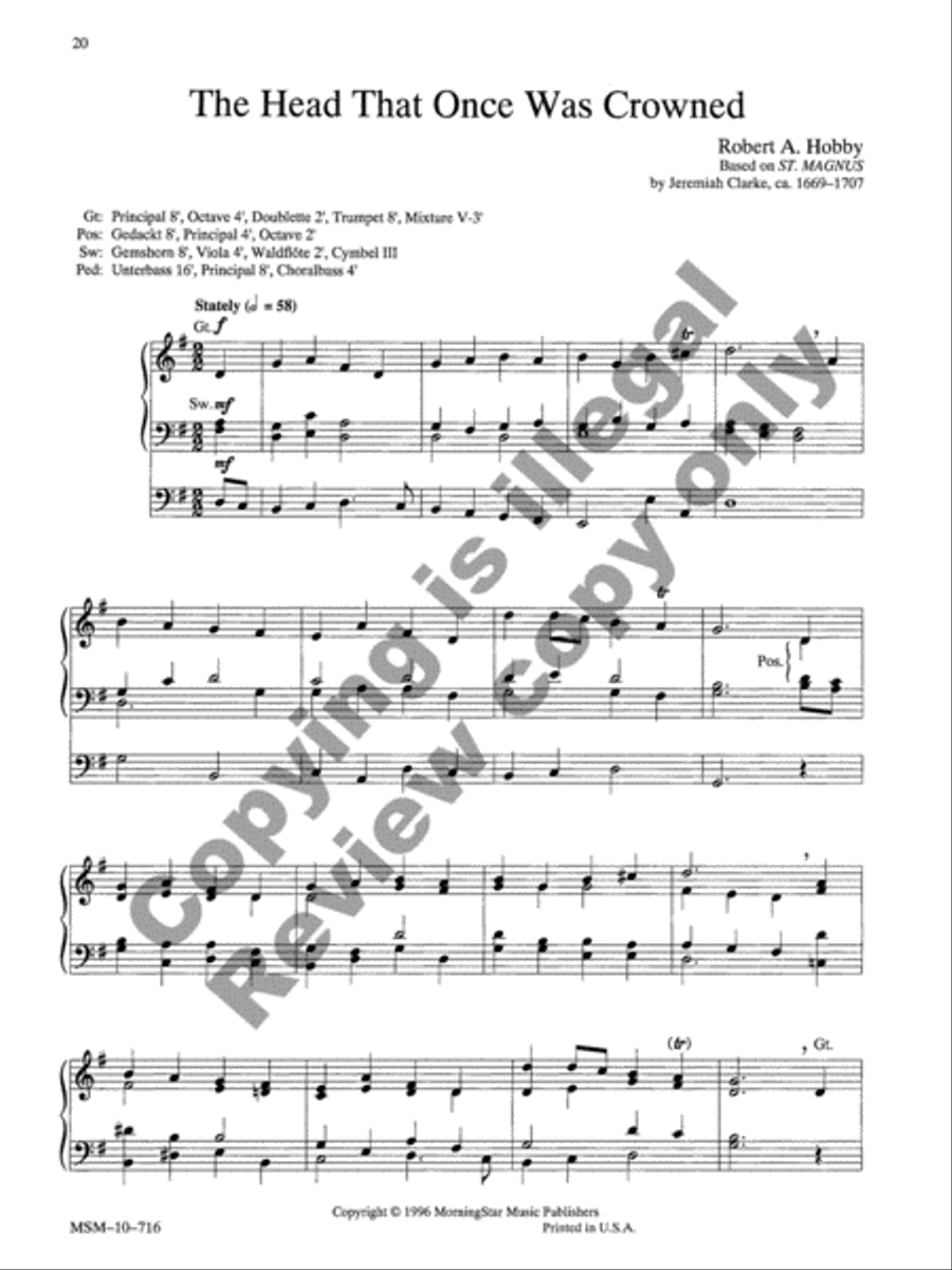 Six Preludes for the Church Year Organ scores gallery preview page 9