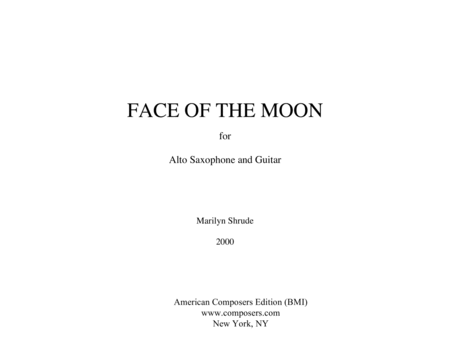 [Shrude] Face of the Moon