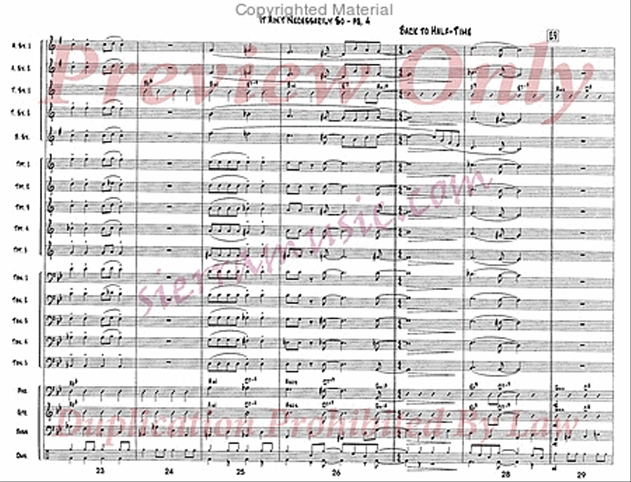 It Ain't Necessarily So Jazz Ensemble scores gallery preview page 5