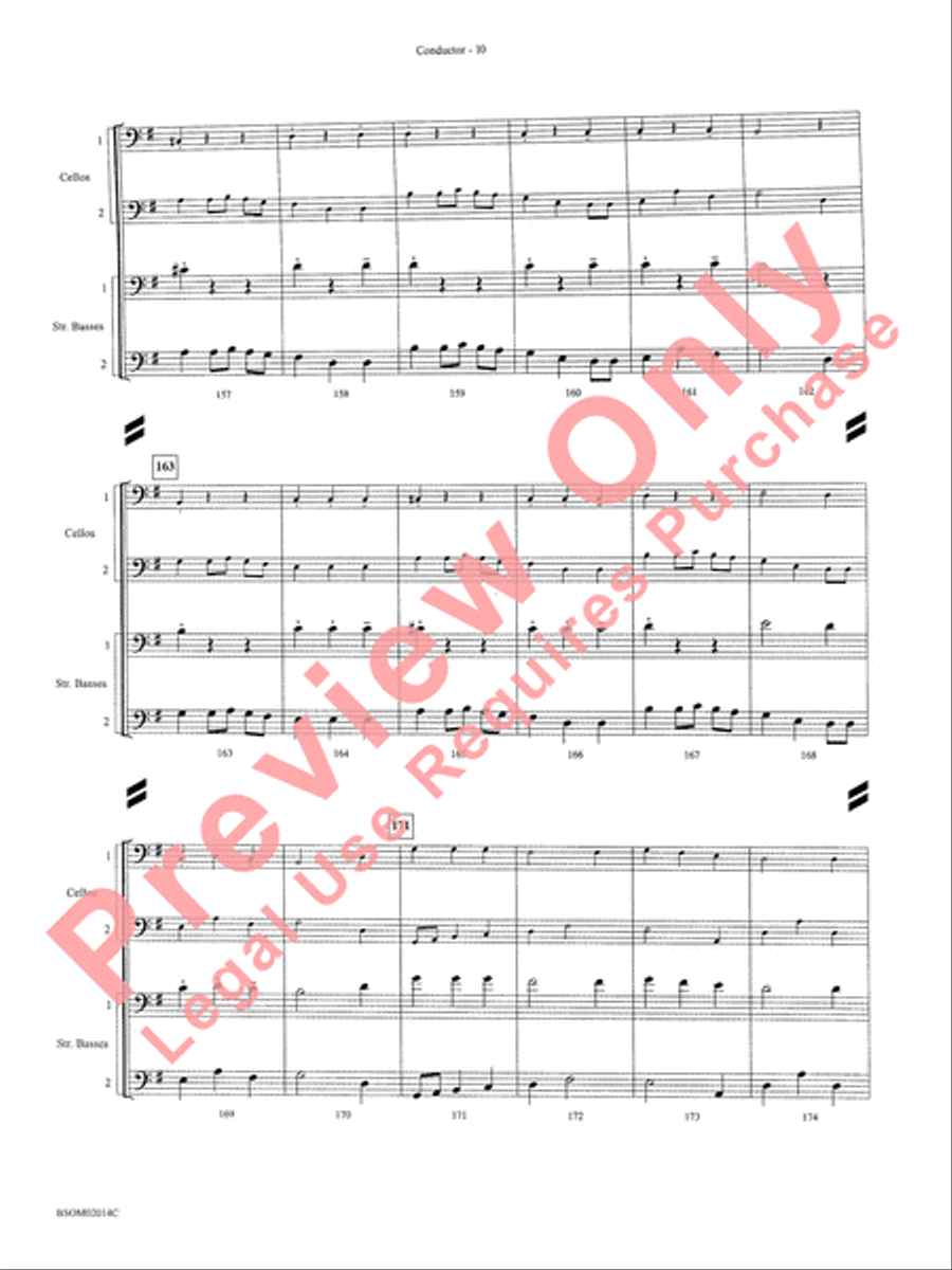Christmas in the Round (A Holiday Prism for String Orchestra) String Orchestra scores gallery preview page 12