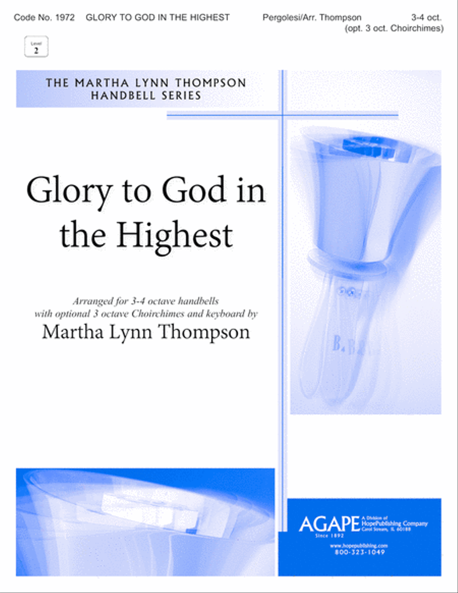 Glory to God in the Highest Piano scores gallery preview page 1