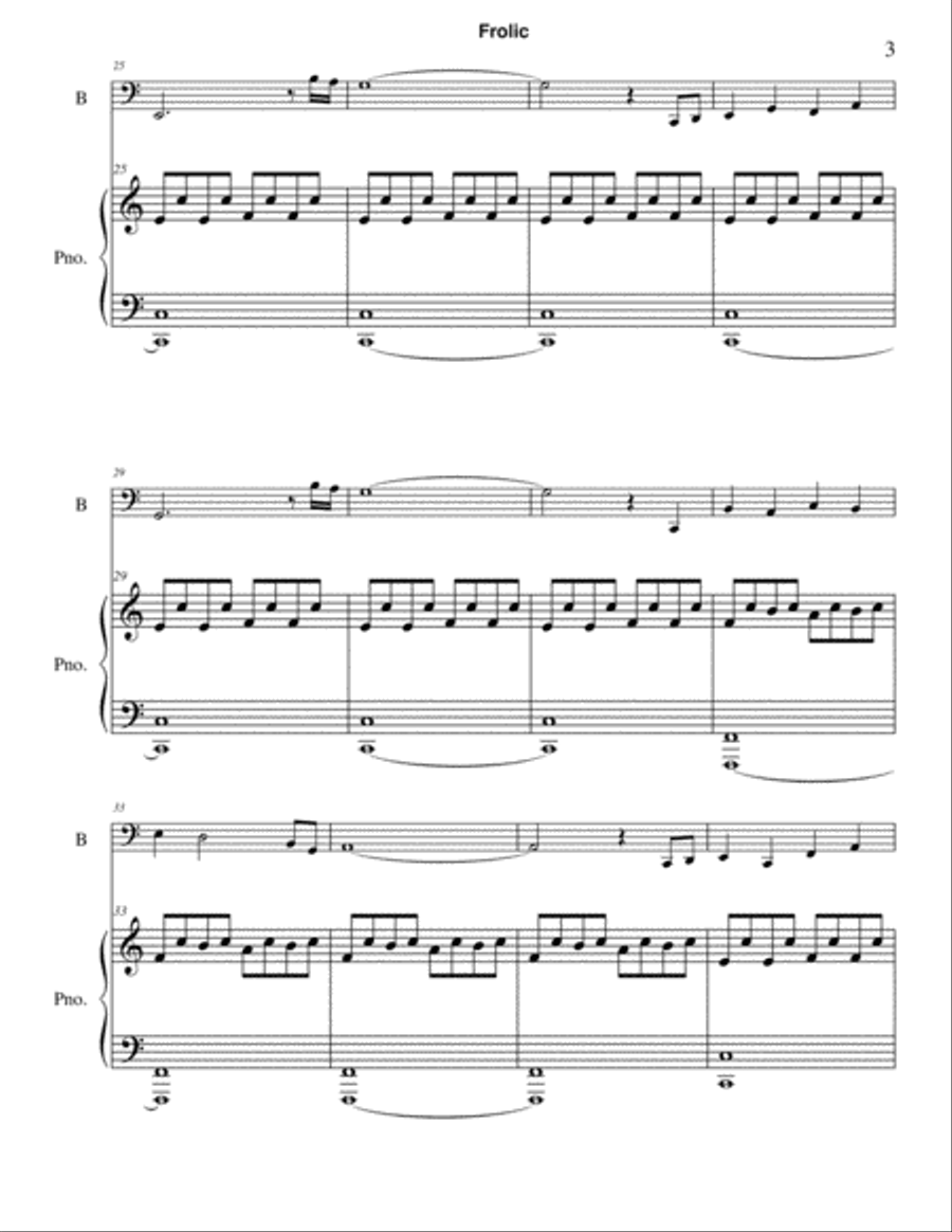 Frolic Frolic Bassoon scores gallery preview page 3