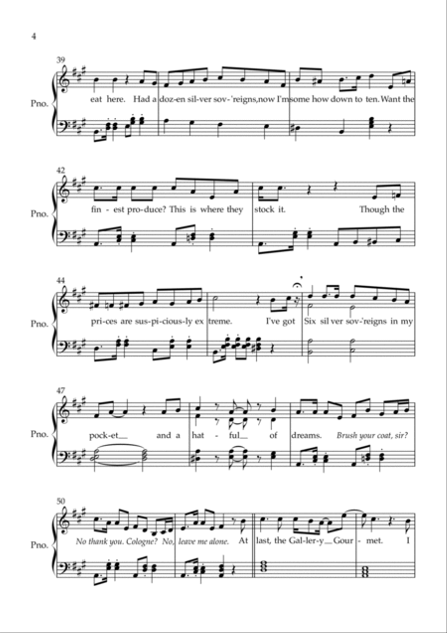 A Hatful Of Dreams Easy Piano scores gallery preview page 4
