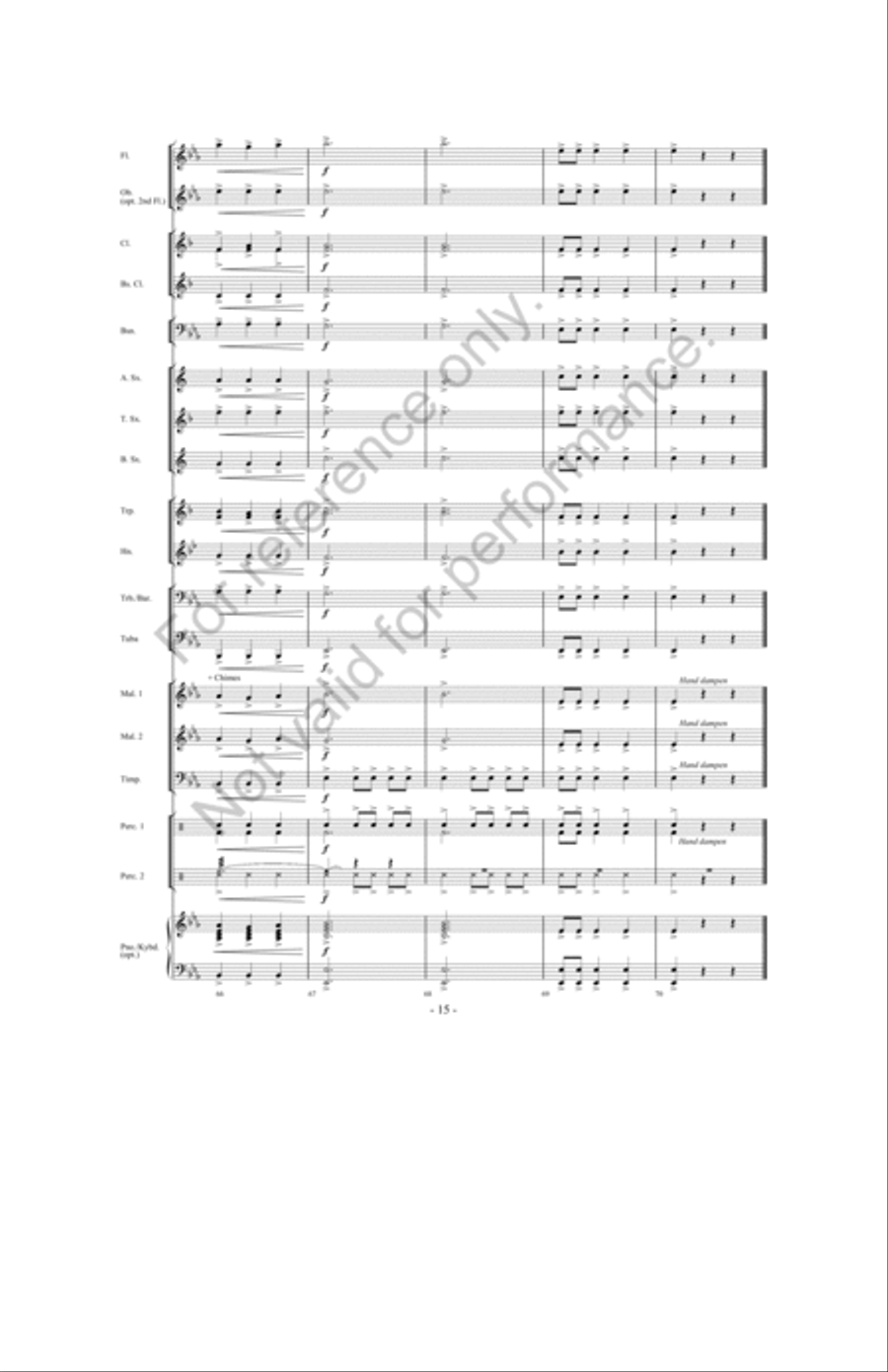 Songs Of Christmas Cheer! Concert Band scores gallery preview page 14