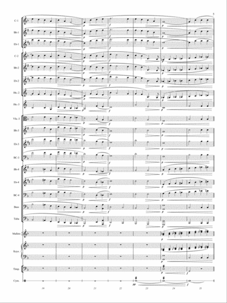 Danny Boy Danny Boy Concert Band scores gallery preview page 5