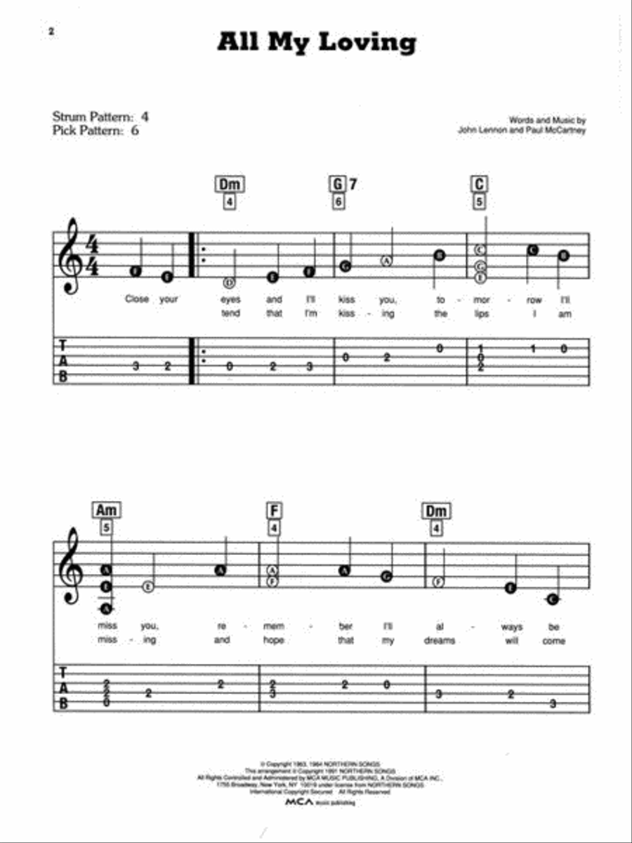 The Beatles Greatest Hits Acoustic Guitar scores gallery preview page 5