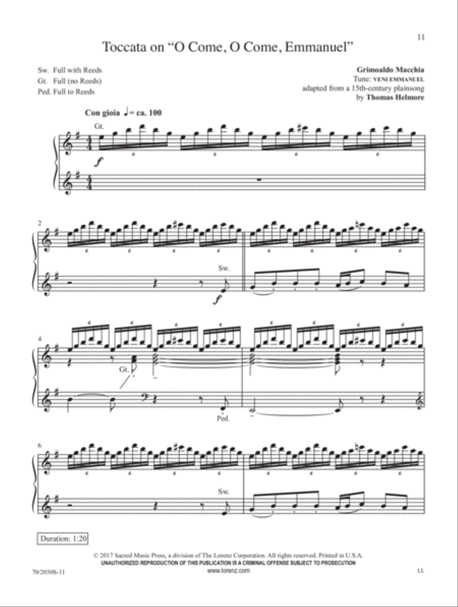 People, Look East! Organ Solo scores gallery preview page 5