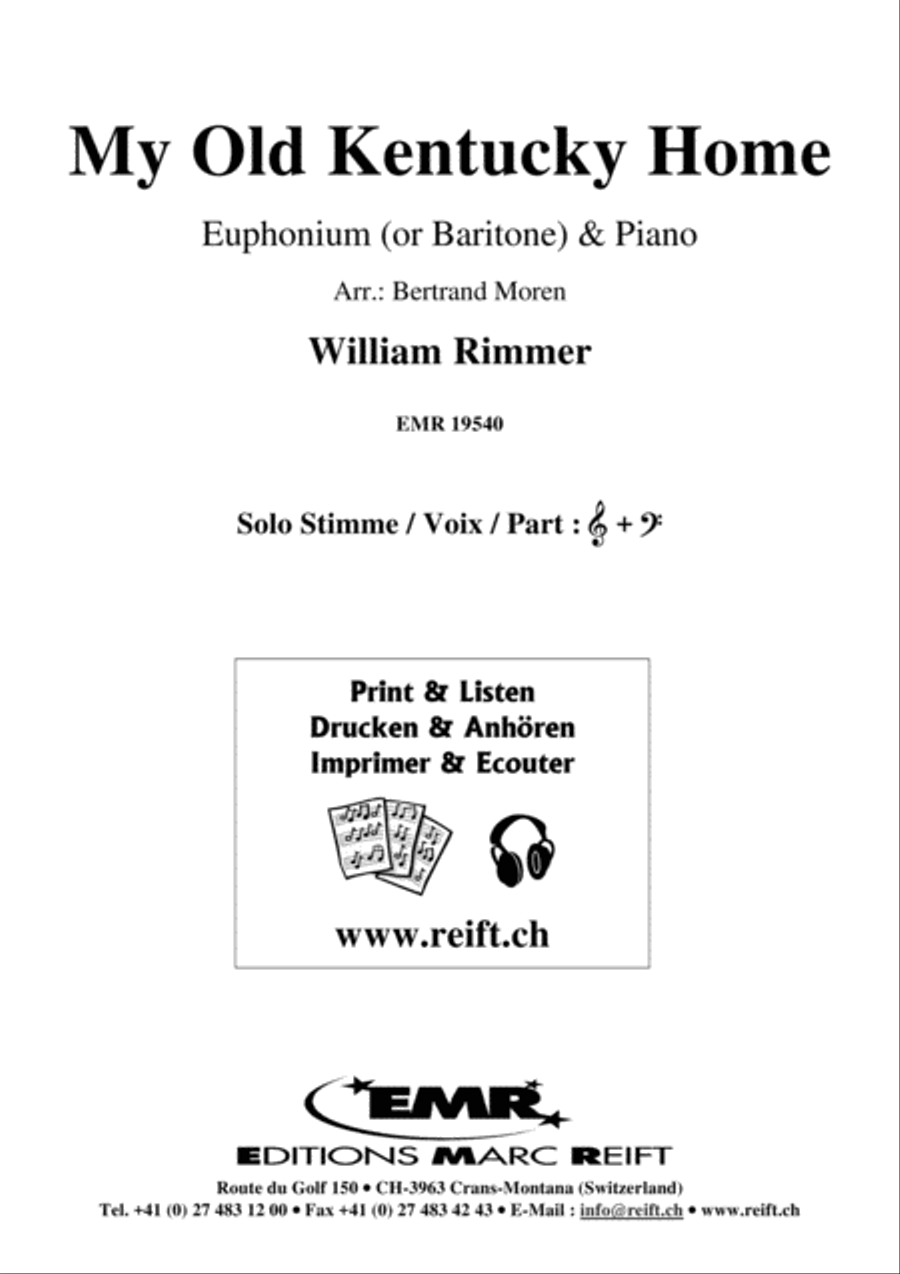 My Old Kentucky Home My Old Kentucky Home Baritone Horn scores gallery preview page 2