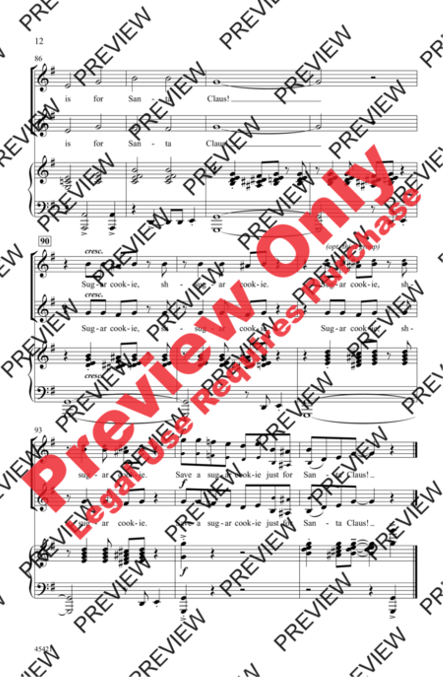 Sugar Cookie! - SoundTrax CD (CD only) Choir scores gallery preview page 12