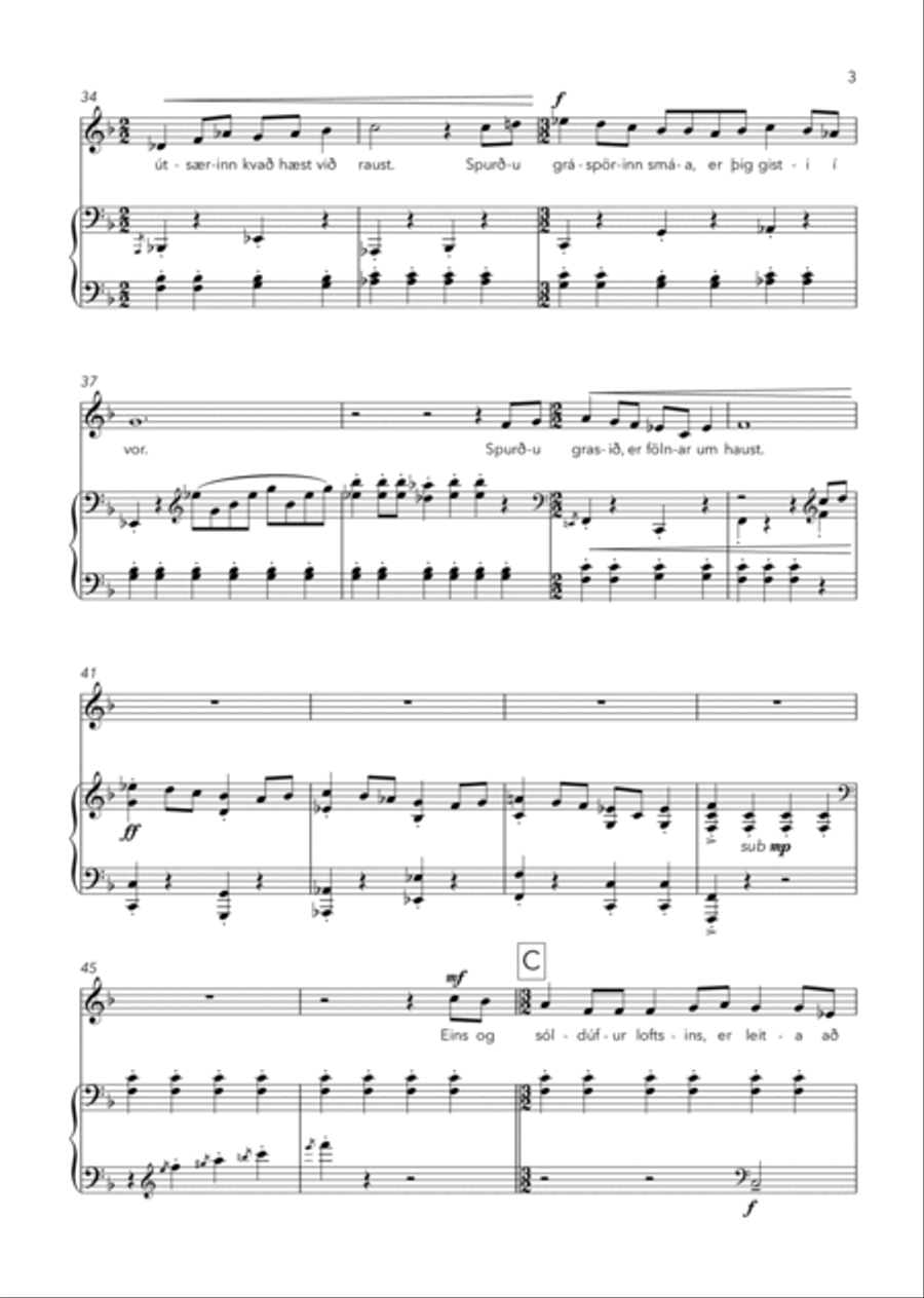 Áfangastaður Voice scores gallery preview page 3