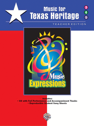 Book cover for Music Expressions Music for Texas Heritage