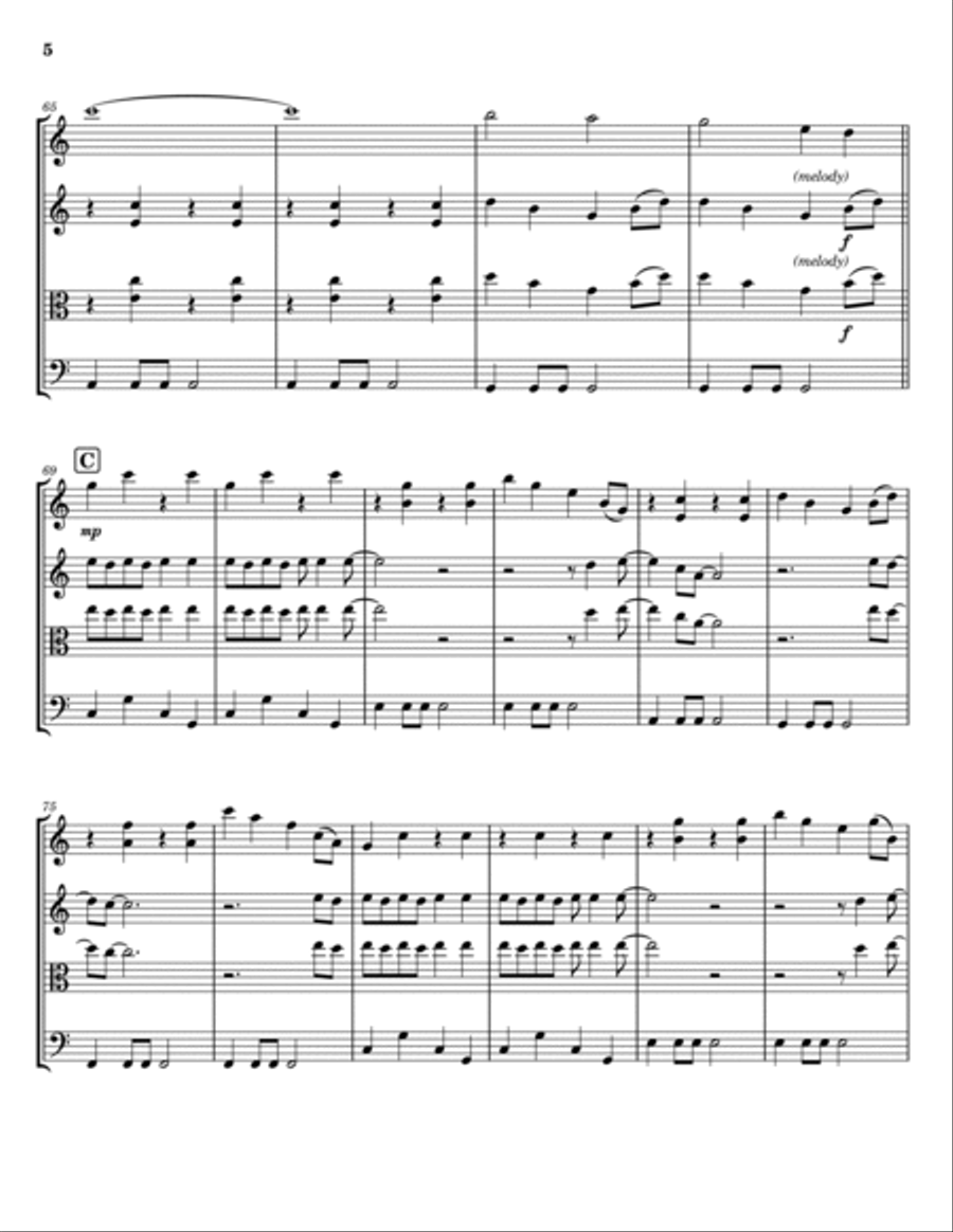 Count On Me String Trio scores gallery preview page 5