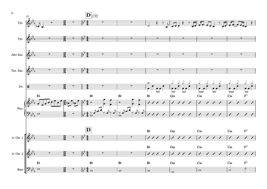 Bohemian Rhapsody Tenor Saxophone scores gallery preview page 6