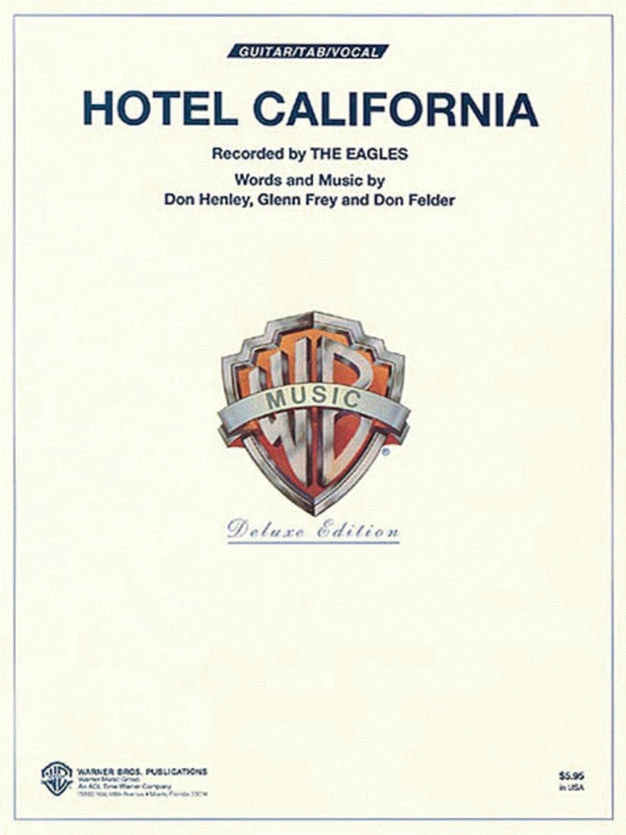 Hotel California Guitar Tab/Vocal S/S Guitar Tablature scores gallery preview page 1