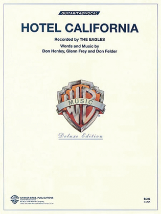 Book cover for Hotel California Guitar Tab/Vocal S/S