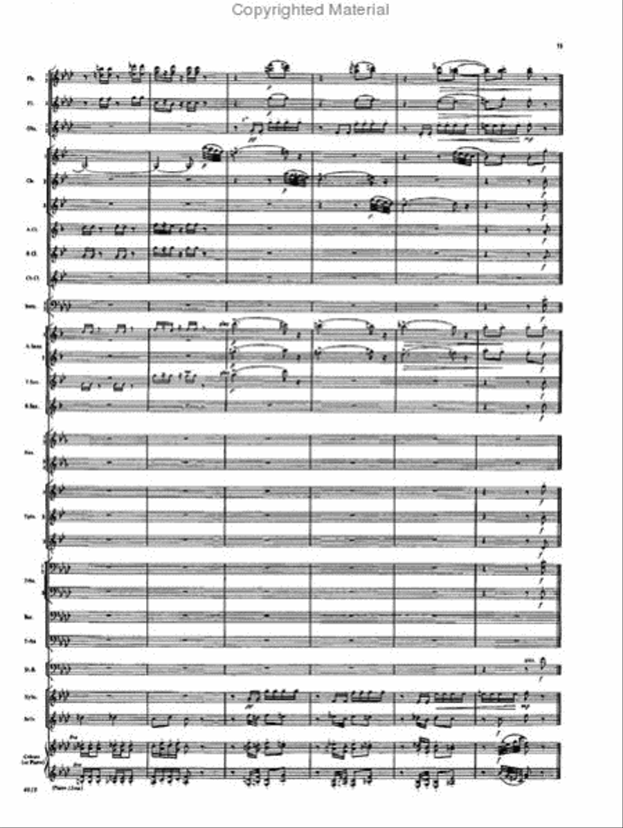 Selections from the Nutcracker Suite Concert Band scores gallery preview page 17