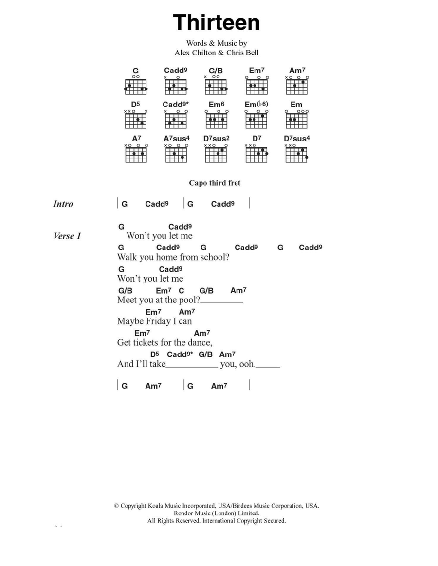 Thirteen Acoustic Guitar scores gallery preview page 1