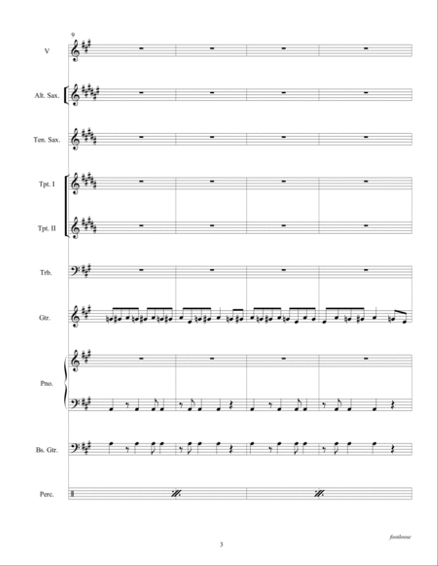 Footloose Large Ensemble scores gallery preview page 5