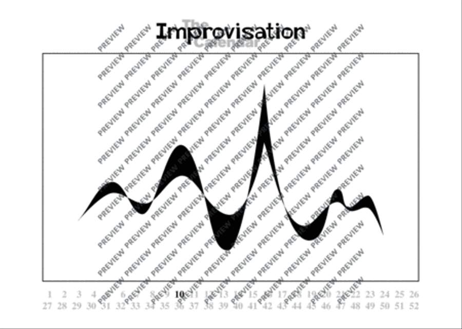 Improvisation Calendar Score scores gallery preview page 15