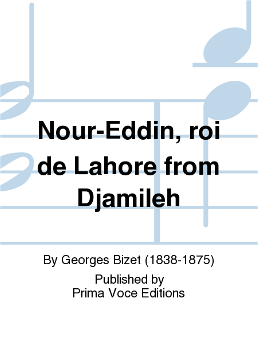 Nour-Eddin, roi de Lahore from Djamileh Mezzo-Soprano Voice scores gallery preview page 1