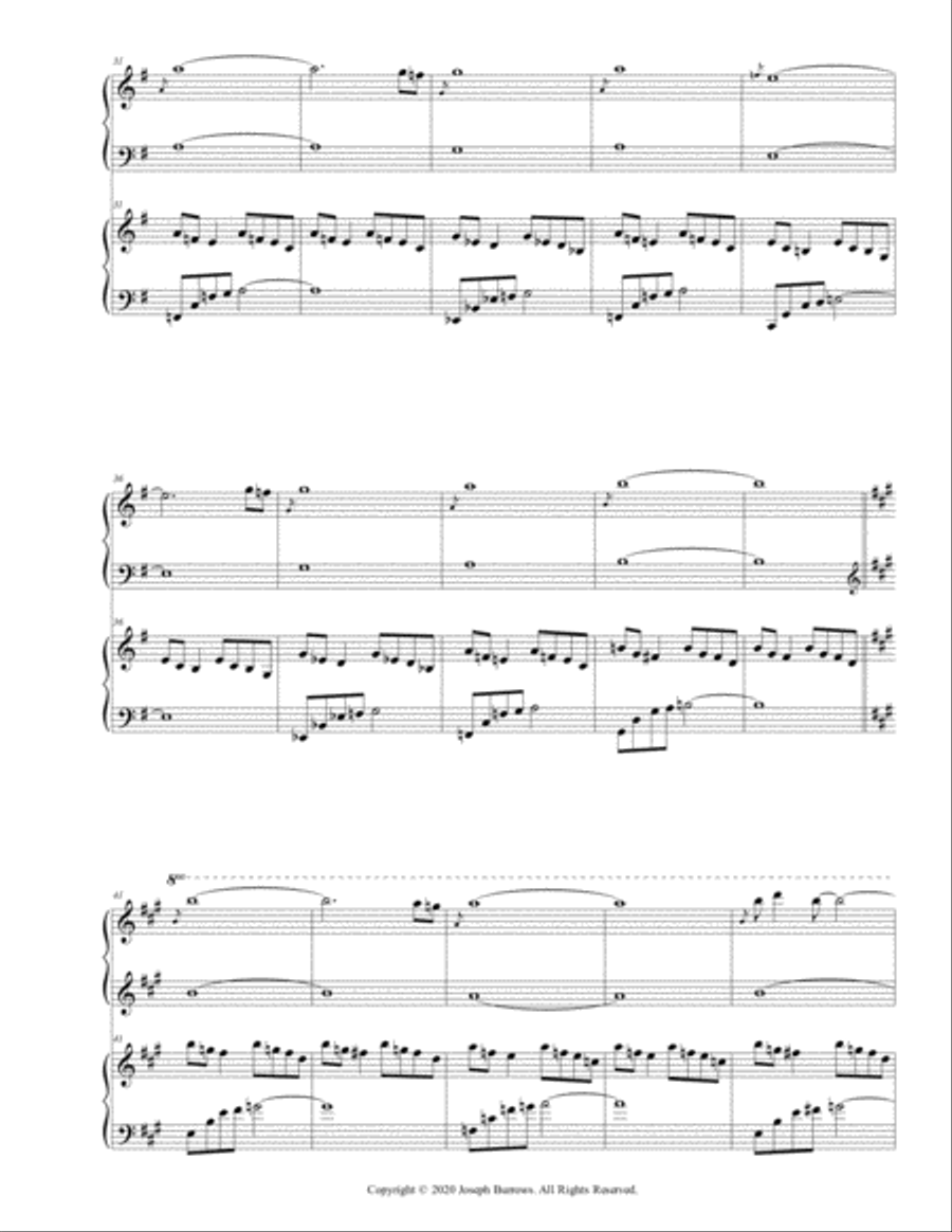 Clouds - Piano Duo Clouds - Piano Duo Piano Duet scores gallery preview page 3