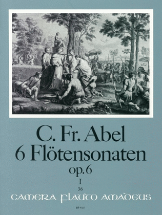 Book cover for 6 Flute Sonatas op. 6/1-3 Vol. 1