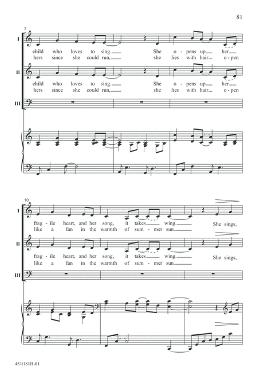 Contemporary Choral Classics 3-Part scores gallery preview page 81