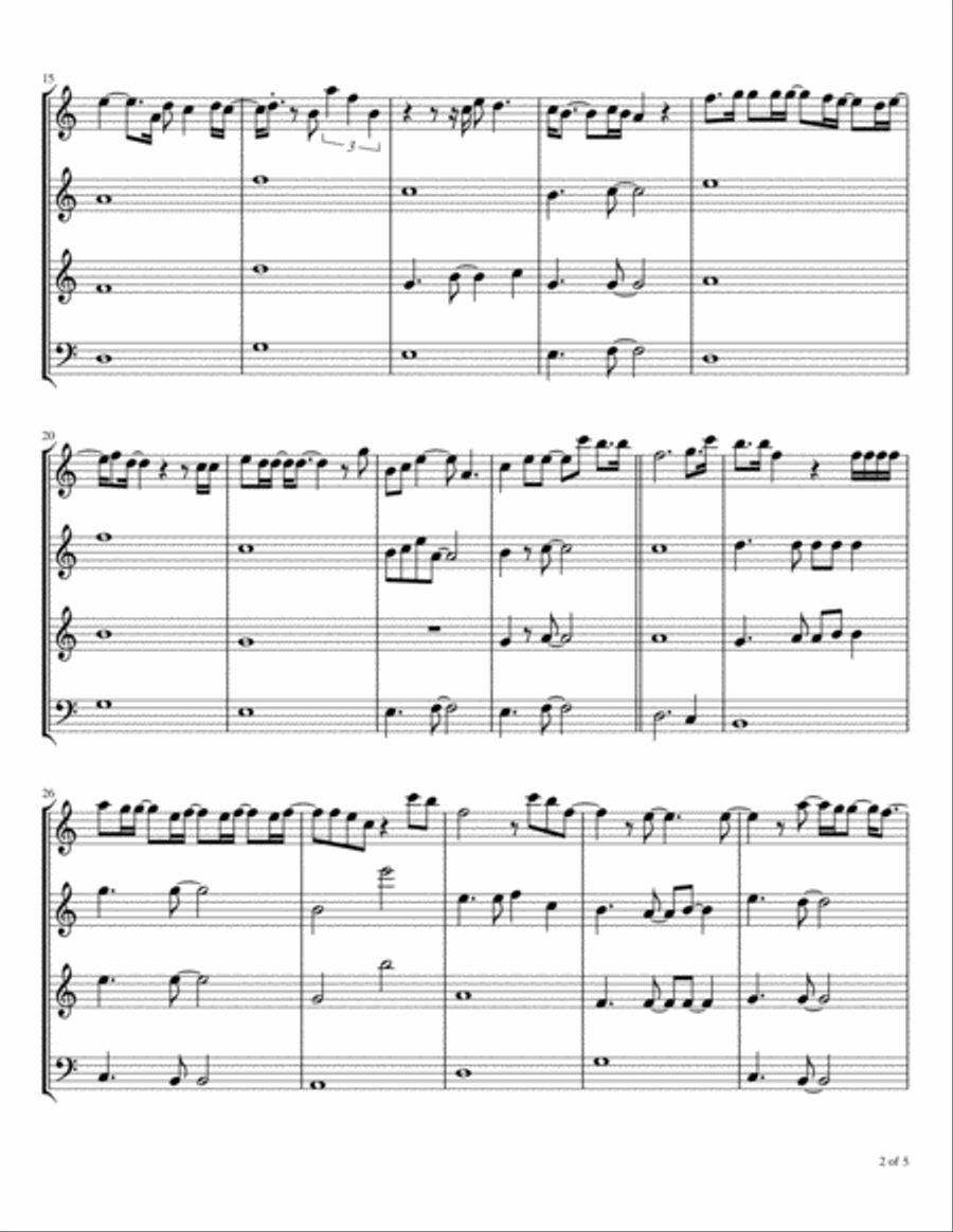 Gravity Gravity Woodwind Quartet scores gallery preview page 3