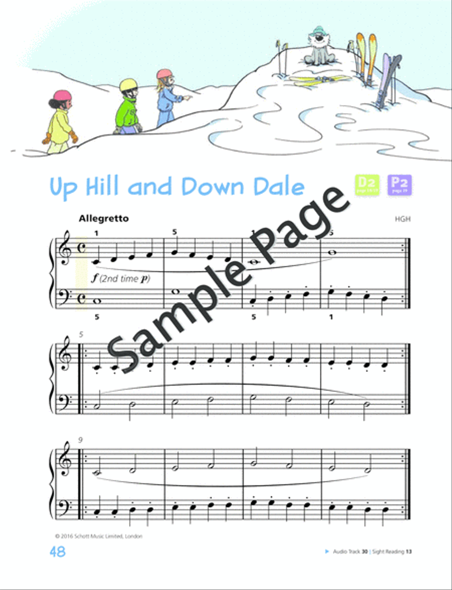 Piano Junior: Lesson Book 2 Piano Method scores gallery preview page 49