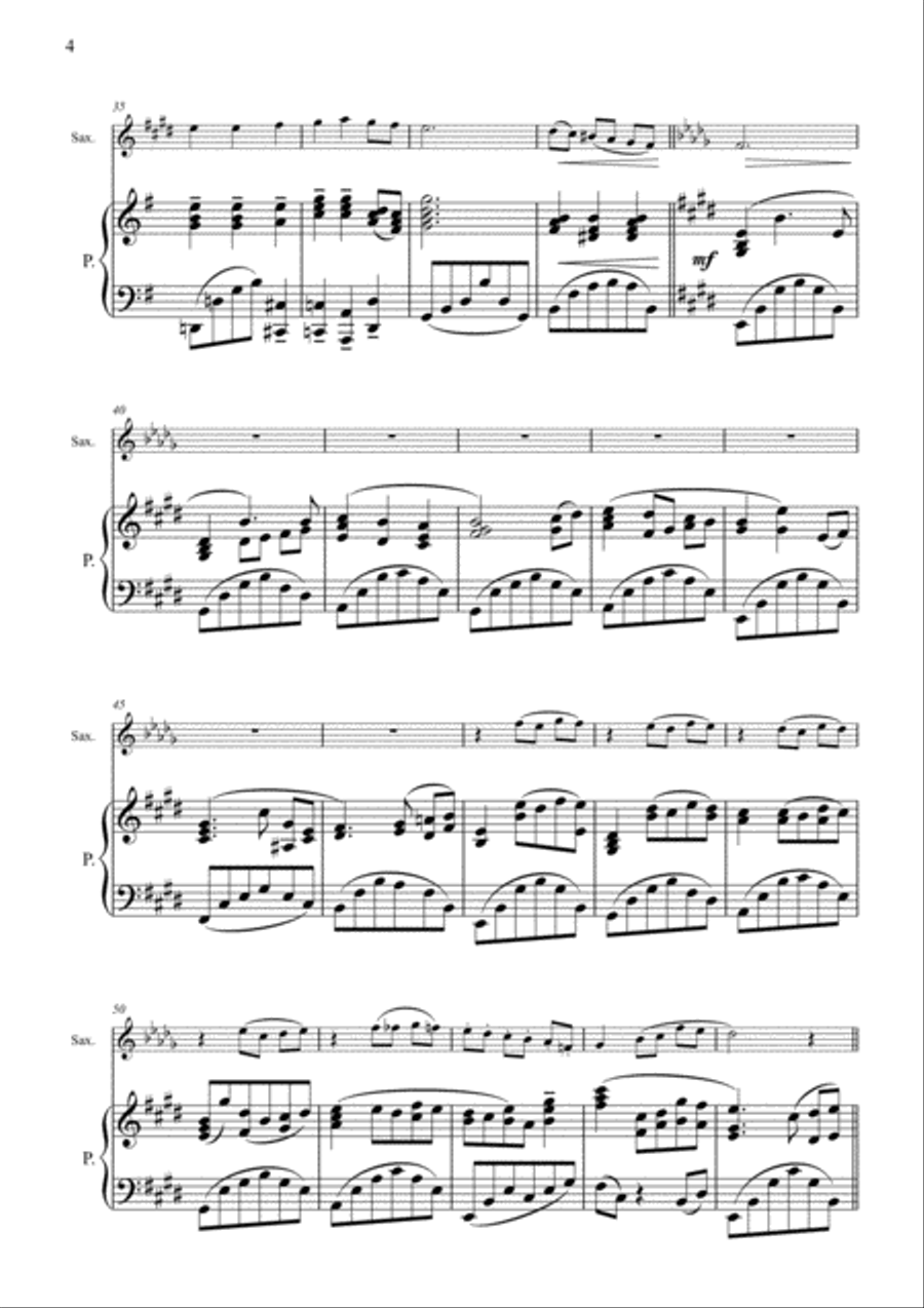 Reprise Alto Saxophone scores gallery preview page 4