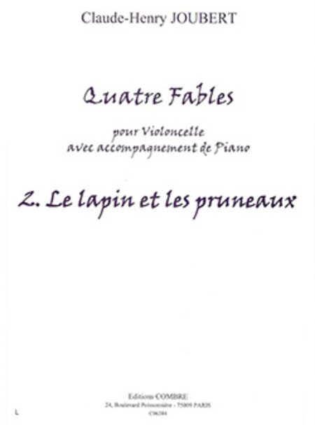 Fables (4) No. 2 Le Lapin et les pruneaux