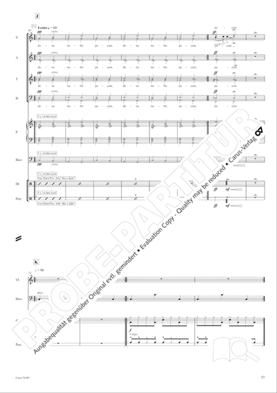 Missa latina Missa latina 4-Part scores gallery preview page 58
