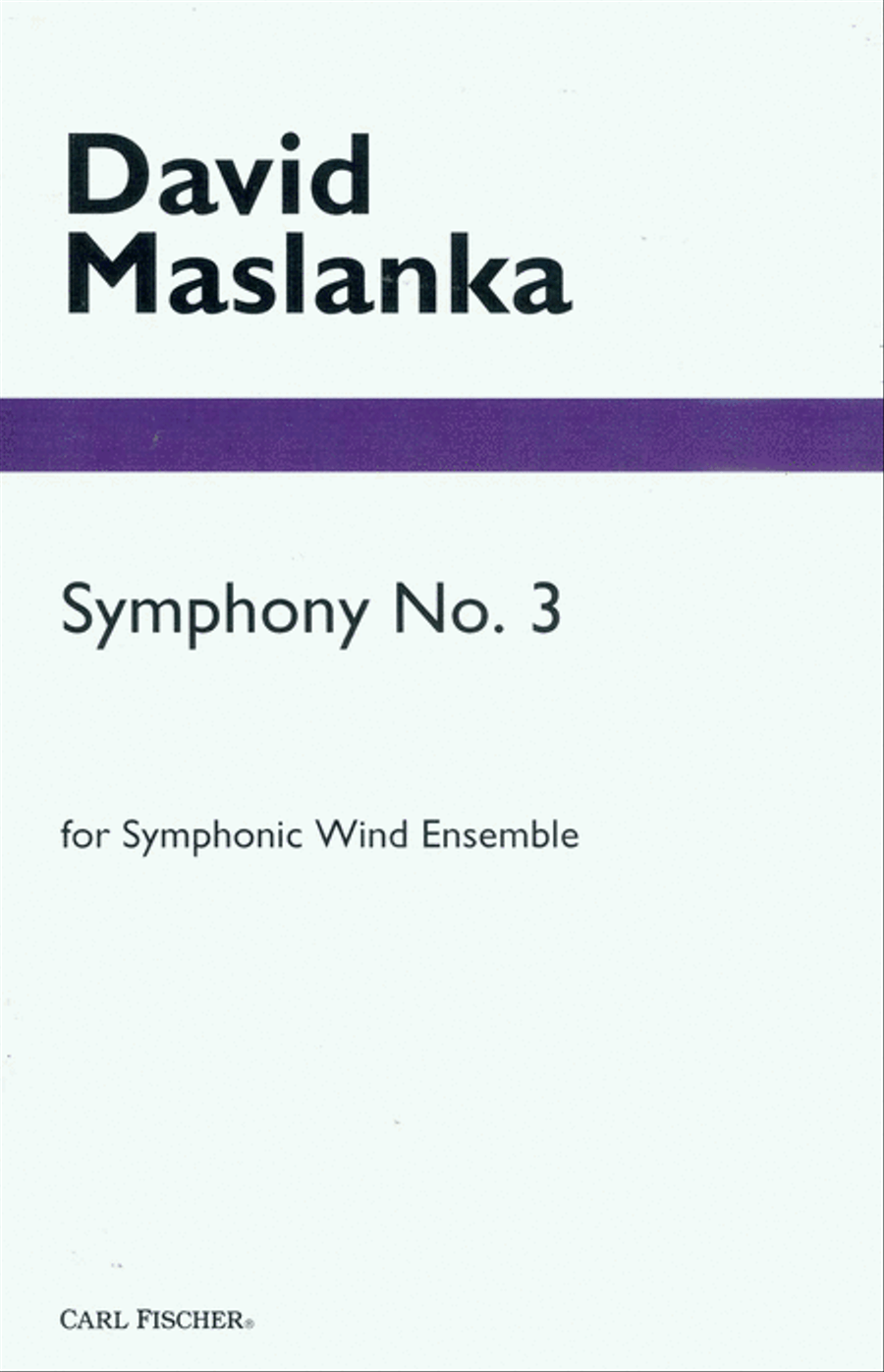 Symphony No. 3 Concert Band scores gallery preview page 1