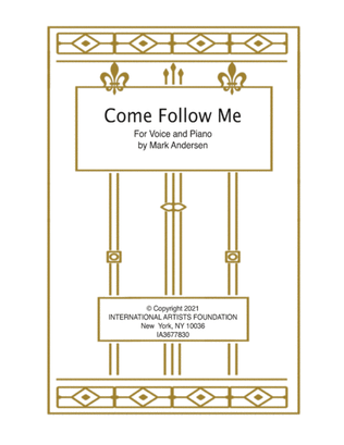 Book cover for Come Follow Me for Voice and Piano
