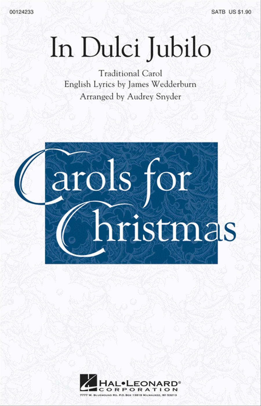 In Dulci Jubilo In Dulci Jubilo 4-Part scores gallery preview page 1