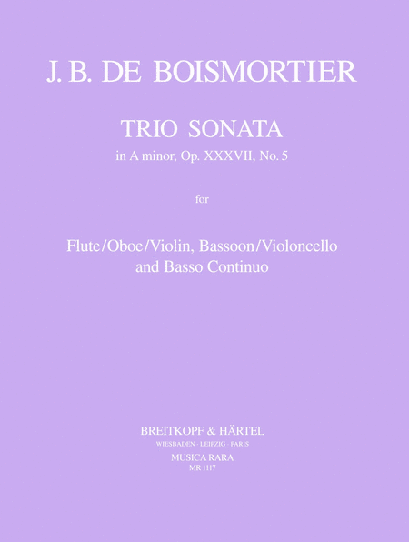 Triosonate in a op. 37/5