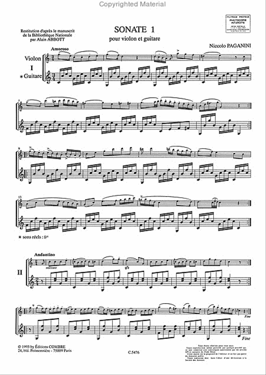 Sonates (10) Violin scores gallery preview page 2