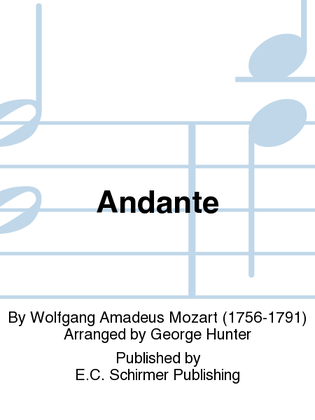 Book cover for Andante (for Recorder Quartet)