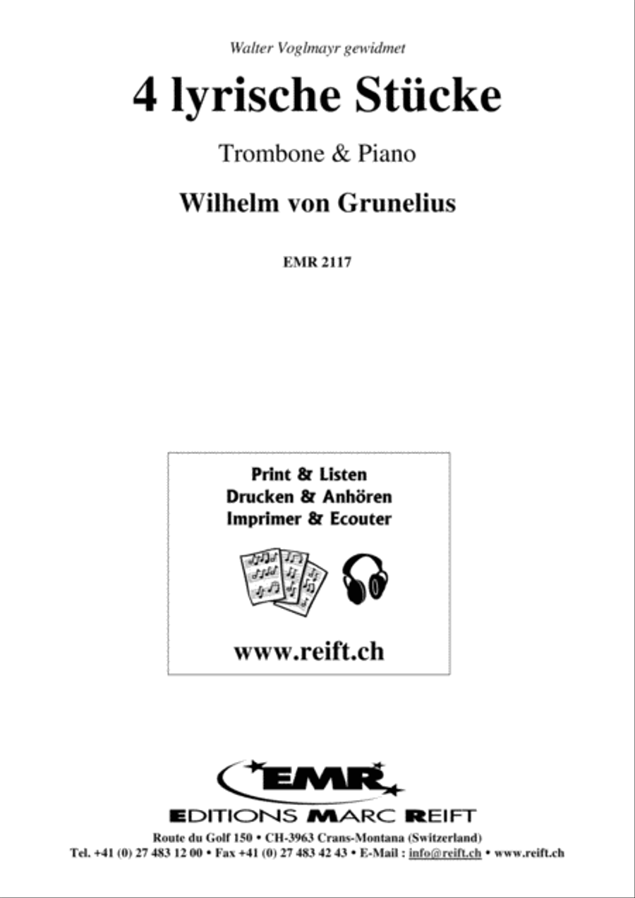 4 Lyrische Stucke Piano Accompaniment scores gallery preview page 2