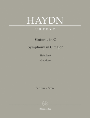 Book cover for Symphony in C major Hob. I:69