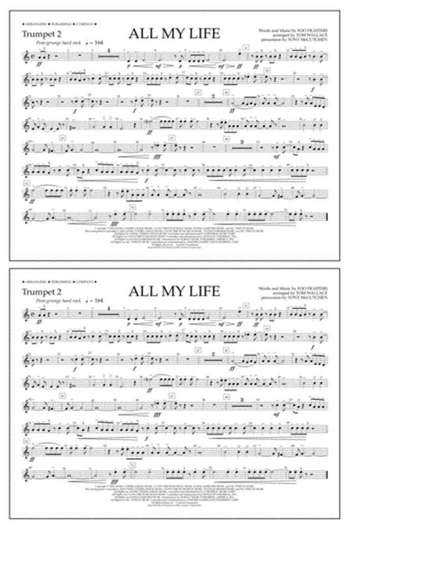 All My Life - Trumpet 2