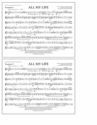 All My Life - Trumpet 2