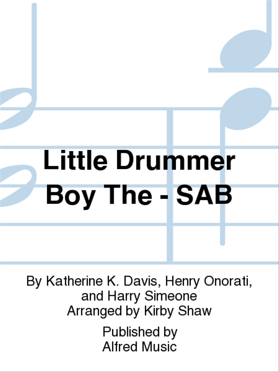 Little Drummer Boy The - SAB 3-Part scores gallery preview page 1